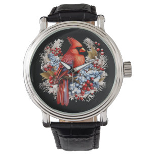 Winter Wonderland Red Cardinal Armbandsur