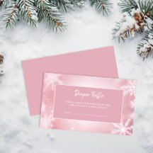 Winter Wonderland Rosa Diaper Raffle