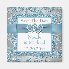 Winter Wonderland Save Date Bröllop Magnet