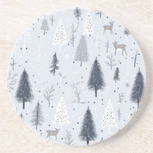Winter Wonderland Scandinavian Stone Underlägg