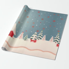 Winter Wonderland Scene Presentpapper