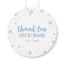 Winter Wonderland Silver & Blue Boy Baby Shower