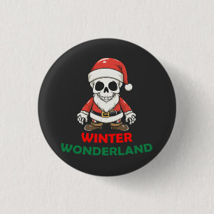 Winter wonderland Skull Knapp