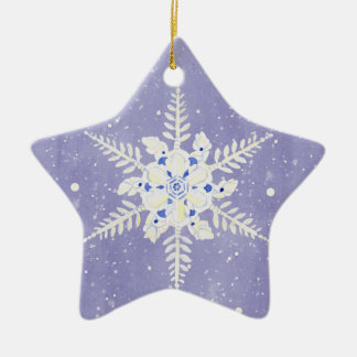 Winter Wonderland Snö Scene Gräs Träd Ornament