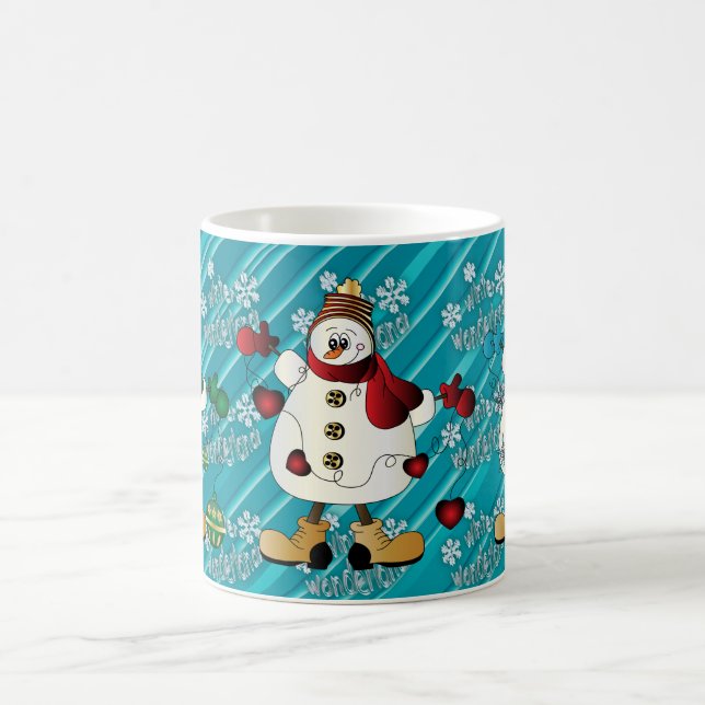 Winter Wonderland Snögubbars | Jul Kaffemugg (Center)