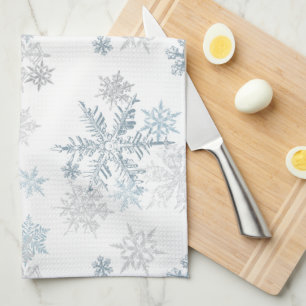 Winter Wonderland Snowflake Kökshandduk