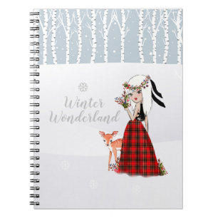 Winter Wonderland spiral Notebook Anteckningsbok