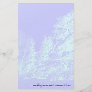 Winter Wonderland Stationery Brevpapper