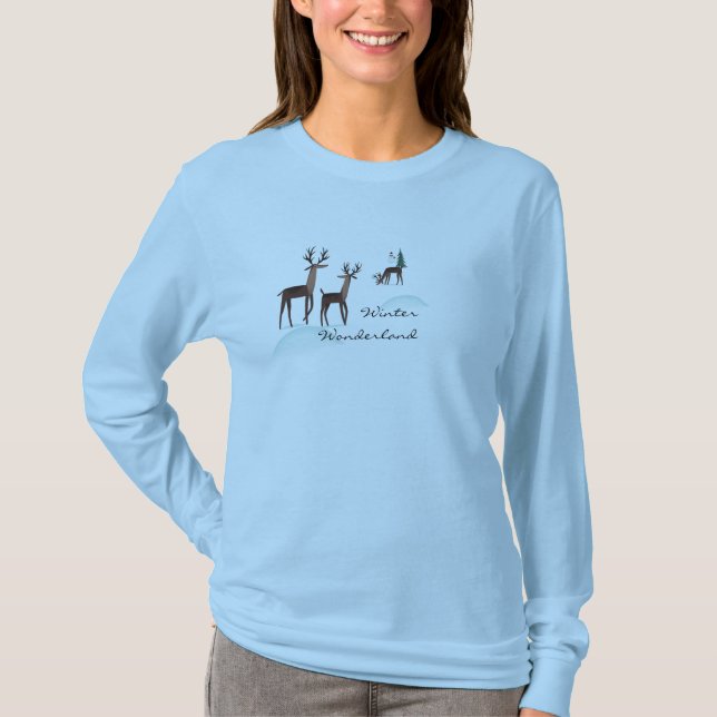 Winter Wonderland Sweatshirt T Shirt (Framsida)