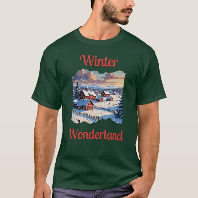 Winter Wonderland T Shirt (Framsida)