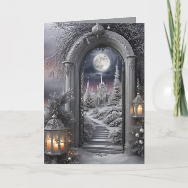 Winter Wonderland Tack Kort (Framsida)