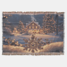 Winter Wonderland Throw Blanket Filt