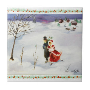 Winter Wonderland Tile Kakelplatta