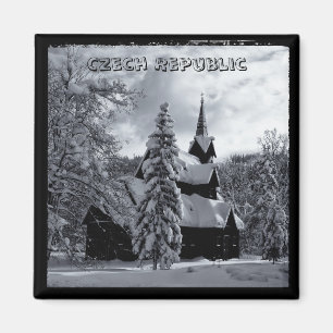 Winter Wonderland, Tjeckien (Fridge Magnet) Magnet