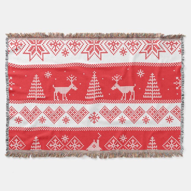 Winter Wonderland: Vintage Seamless Design. Filt (Framsidan)