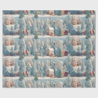 Winter Wonderland Voxel Art Presentpapper