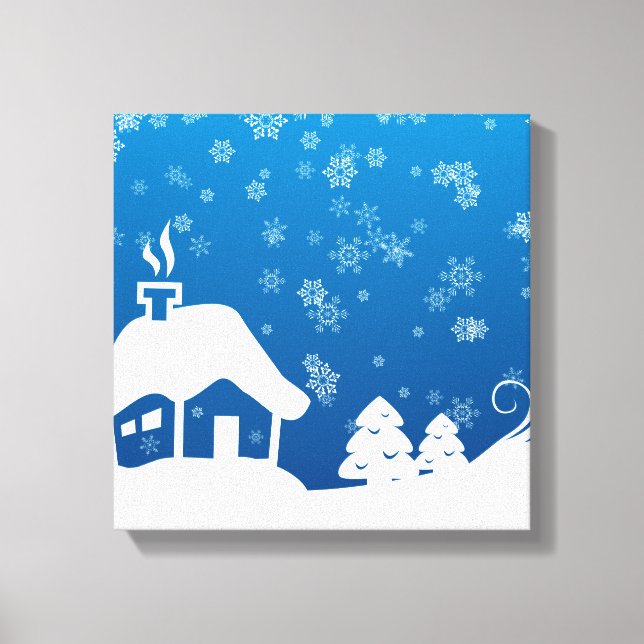 Winter Wonderland Wrapped Canvas (Framsida)