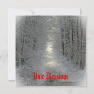 Winter Wonderland Yule/Winter Solstice Julkort