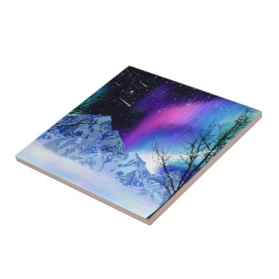 Winter Wonderlight Ceramic Tile Kakelplatta