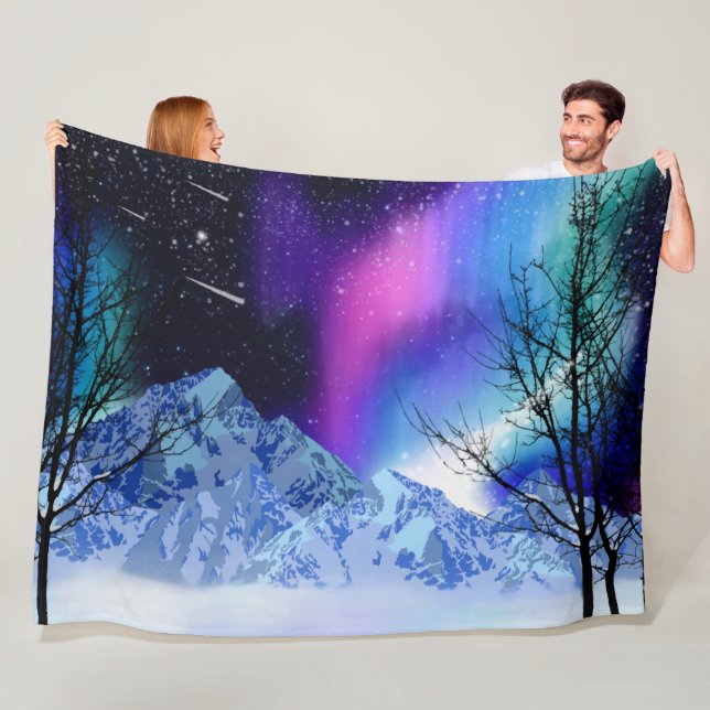 Winter Wonderlight Fleece Blanket (På plats)