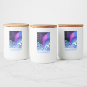 Winter Wonderlight Food Label Mat Etikett