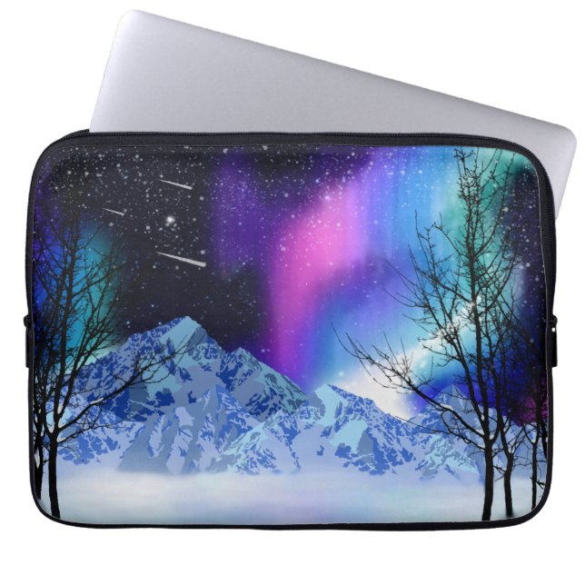 Winter Wonderlight Laptop sleeve (Framsidan)