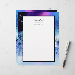 Winter Wonderlight Letterhead Brevhuvud
