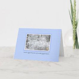 Winter Wonderment Season-Helgdag Greetings Card Helgkort