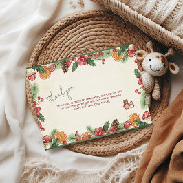 Winter Woodland Baby Shower Tack Kort