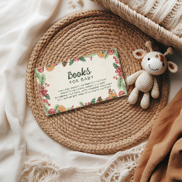 Winter Woodland Baby Shower Tilläggskort