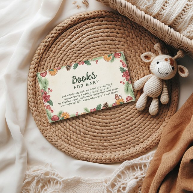 Winter Woodland Baby Shower Tilläggskort (Skapare uppladdad)