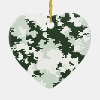 Winter Woodland Camo Julgransprydnad Keramik