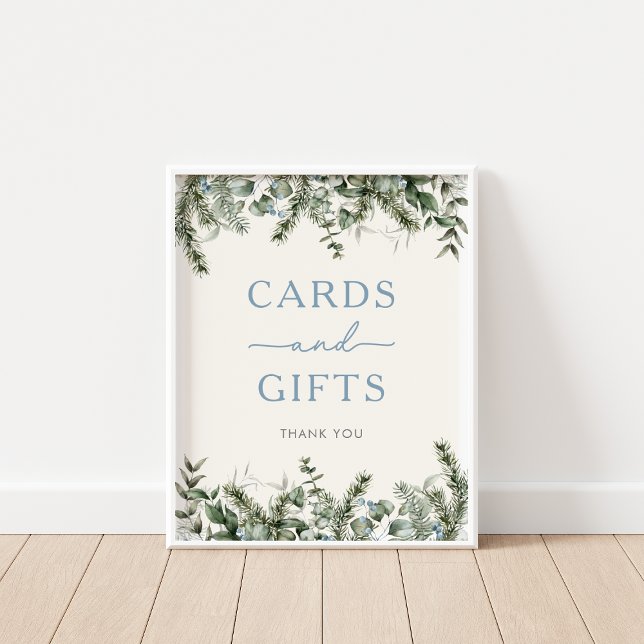 Winter Woodland Cards & presentations Sign Poster (Skapare uppladdad)