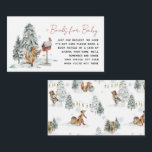 Winter Woodland Forest | Begäran från Bok Tilläggskort<br><div class="desc">Om du planerar en babydusch för dig själv eller en älskad, varför inte använda säsongen som inspiration. Dessa förfärliga Bok-ansökningskort är ett underbart sätt att starta Baby bibliotek! Sätt bara in en tillsammans med din inbjudan till babyduschen. Gäster kan underteckna ett speciellt budskap till baby om att de kan skapar...</div>