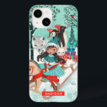Winter  Woodland Forest | IPHONE CASE<br><div class="desc">©2016 Alla reserverade Höger känner sig fria att ändra eller lägga till text! Du kan följa mitt arbete på: www.facebook.com/Cartita.Design Jag hoppas att du gillar mina illustrationer! Leta efter Iphone case i min affär!</div>