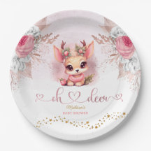 Winter Woodland Girl Baby Shower