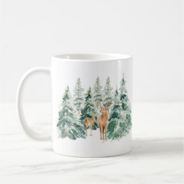 Winter Woodland Hjort jul Kaffemugg