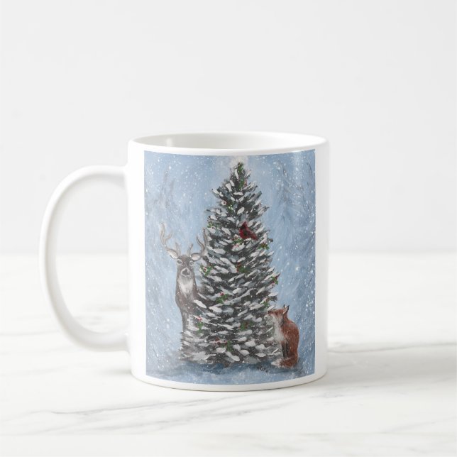 Winter Woodland Mugg (Vänster)
