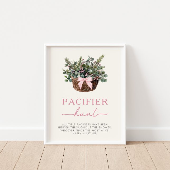 Winter Woodland Nappar Hunt-spelsignatur Poster (Skapare uppladdad)