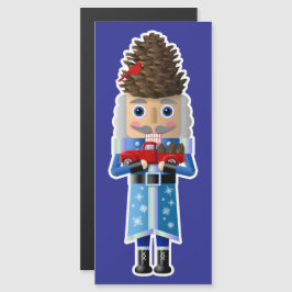 Winter Woodland Nutcracker med Little Red Lastbil