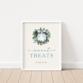 Winter Woodland Sweet Treats-tecken Poster