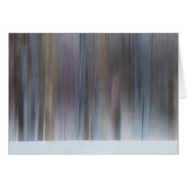 Winter Woods viskare Hälsningskort