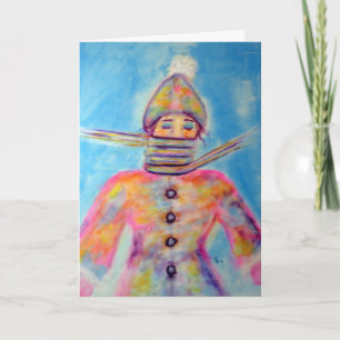 "Winter Wrapping" Art Julhälsningar Helgkort