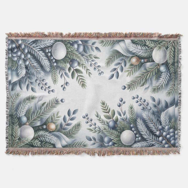 Winter Wreath Christmas Filt (Framsidan)