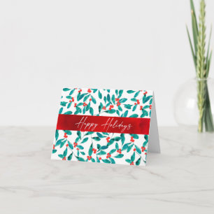 Winterberry (Festive Red Band) Glad helg Kort