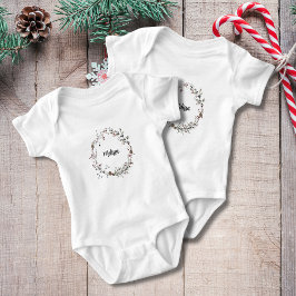 Winterberry rustium boho-trädgårdsblommor t shirt