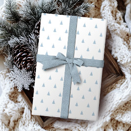 Winterblå och vit Helgdag Julgran Presentpapper