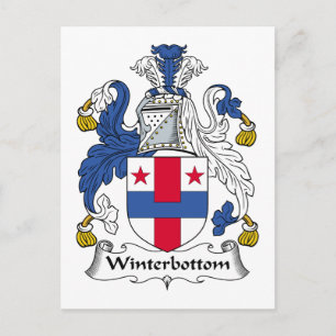 Winterbottom Family Crest Vykort