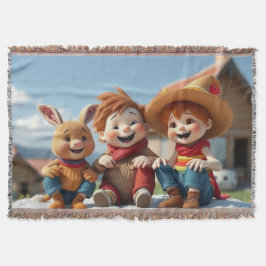 Winterfreunde im Glück Filt