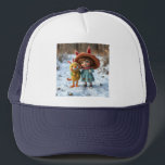 „Winterfreunde – Magische Freundschaft im Schnee“ Keps<br><div class="desc">Ein süßes Mädchen mit Hasenohren und ihr fröhliches Stofftier genießen gemeinsam einen zauberhaften Wintertag. Eingehüllt in warme Kleidung und umgeben von glitzerndem Schnee,  strahlt ihre Freundschaft Herzenswärme und Freude aus – perfekt für Kinderzimmer,  Grußkarten oder winterliche Designs auf Kleidung und Accessoires.</div>